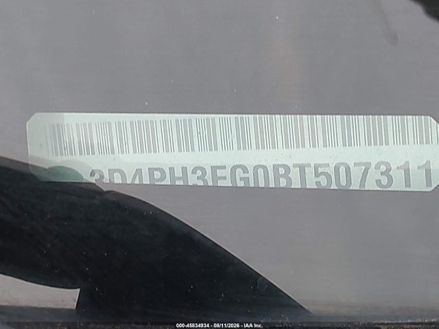 2011 Dodge Journey Crew მანქანა იყიდება აუქციონზე, vin: 3D4PH3FG0BT507311, აუქციონის ნომერი: 45834934
