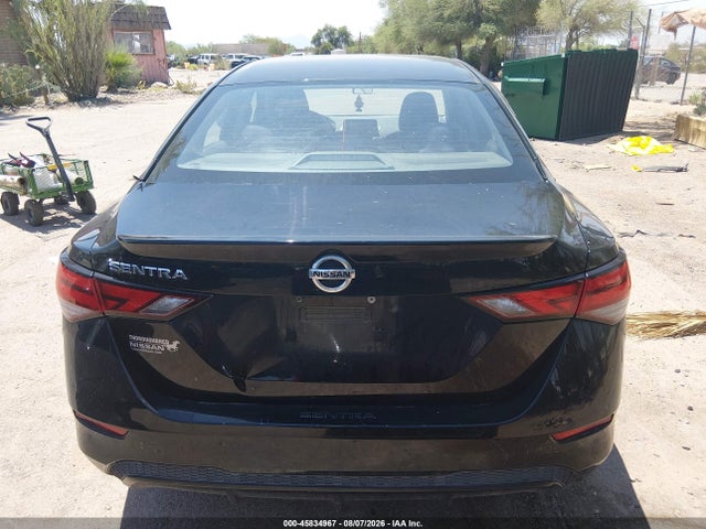 2022 Nissan Sentra S Xtronic Cvt მანქანა იყიდება აუქციონზე, vin: 3N1AB8BV9NY258748, აუქციონის ნომერი: 45834967