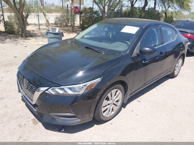 2022 Nissan Sentra S Xtronic Cvt მანქანა იყიდება აუქციონზე, vin: 3N1AB8BV9NY258748, აუქციონის ნომერი: 45834967