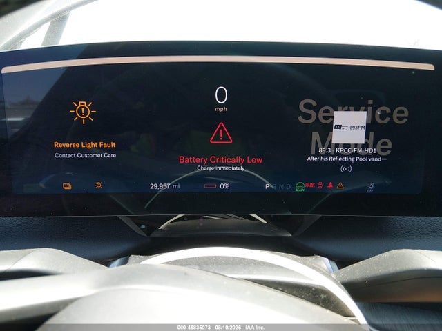 45835073 :رقم المزاد ، 50EA1TEA2PA003180 vin ، 2023 Lucid Air Touring مزاد بيع