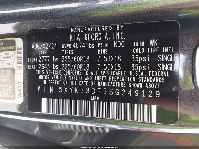 KIA Sportage Ex 2025 5XYK33DF3SG249129 Image 9