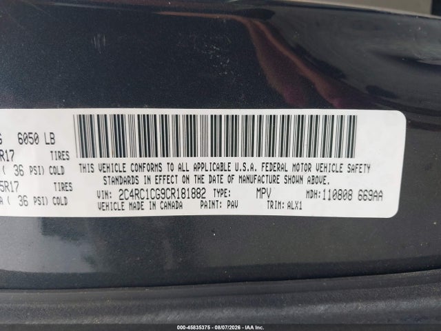 Продажа на аукционе авто 2012 Chrysler Town & Country Touring-l, vin: 2C4RC1CG9CR181882, номер лота: 45835375