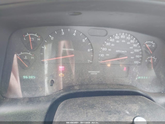 45835501 :رقم المزاد ، 1B7FL36X22S561766 vin ، 2002 Dodge Dakota Sport مزاد بيع