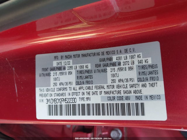 3MVDMBCM2PM522330 Mazda Cx-30 2.5 S Preferred