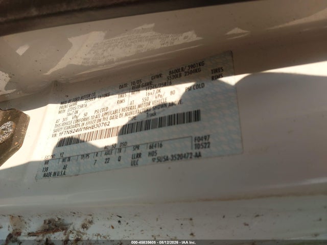 45835605 :رقم المزاد ، 1FTNS24W16HB30762 vin ، 2006 Ford E-250 Commercial/recreational مزاد بيع