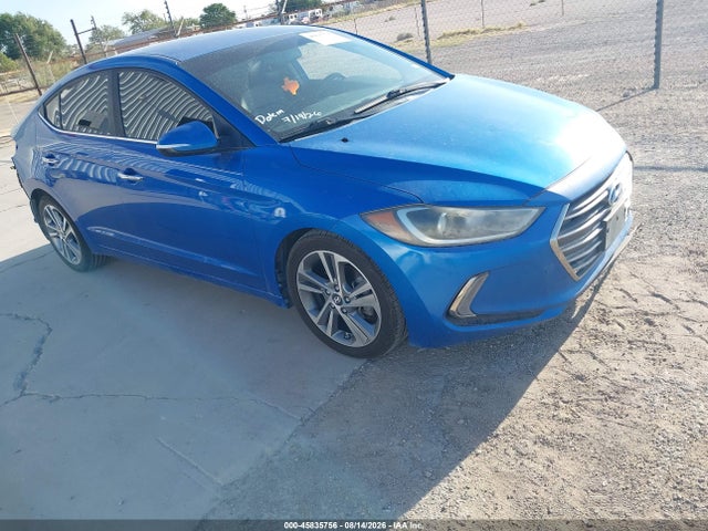 2017 Hyundai Elantra Limited მანქანა იყიდება აუქციონზე, vin: KMHD84LF8HU106861, აუქციონის ნომერი: 45835756