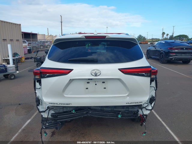 Aukcja sprzedaży 2022 Toyota Highlander Platinum, vin: 5TDFZRAH8NS136888, numer aukcji: 45835767