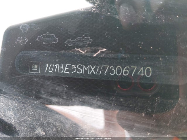 Chevrolet Cruze Lt Auto 2016 1G1BE5SMXG7306740 Image 9