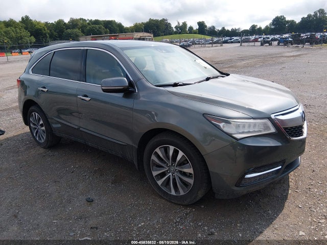 2016 Acura Mdx Technology   Acurawatch Plus Packages/technology Package მანქანა იყიდება აუქციონზე, vin: 5FRYD4H42GB055842, აუქციონის ნომერი: 45835832