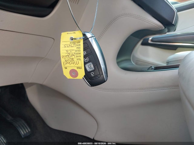 45835833 :رقم المزاد ، 5LMCJ2C95KUL04476 vin ، 2019 Lincoln Mkc Select مزاد بيع