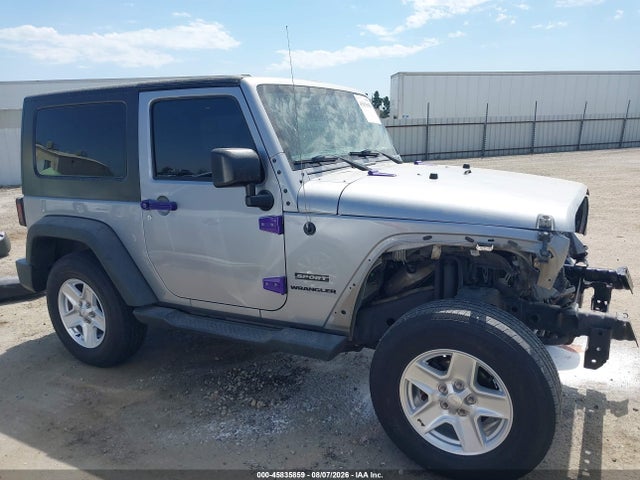 2017 Jeep Wrangler Sport მანქანა იყიდება აუქციონზე, vin: 1C4GJWAG5HL538486, აუქციონის ნომერი: 45835859