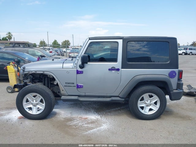 2017 Jeep Wrangler Sport მანქანა იყიდება აუქციონზე, vin: 1C4GJWAG5HL538486, აუქციონის ნომერი: 45835859