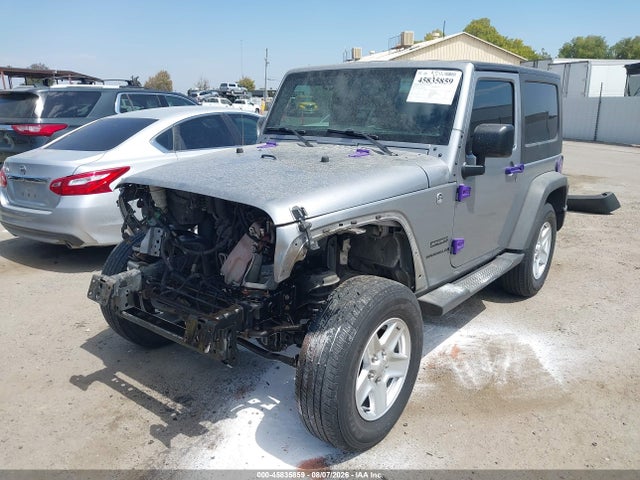 2017 Jeep Wrangler Sport მანქანა იყიდება აუქციონზე, vin: 1C4GJWAG5HL538486, აუქციონის ნომერი: 45835859