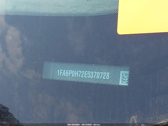 1FA6P0H72E5370728 Ford FUSION SE