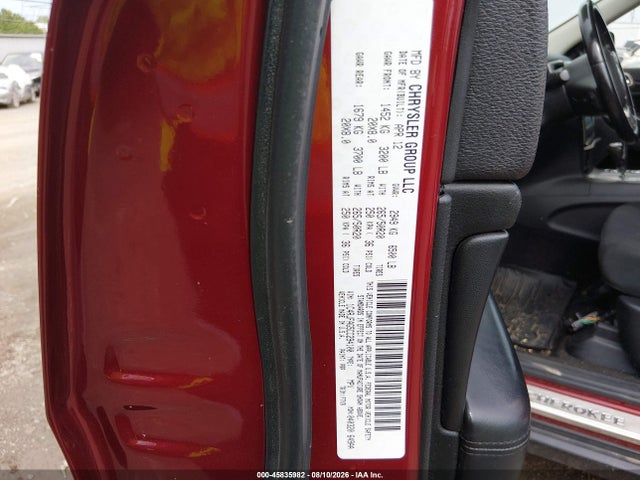 Продажа на аукционе авто 2012 Jeep Grand Cherokee Laredo, vin: 1C4RJFAG5CC294100, номер лота: 45835982