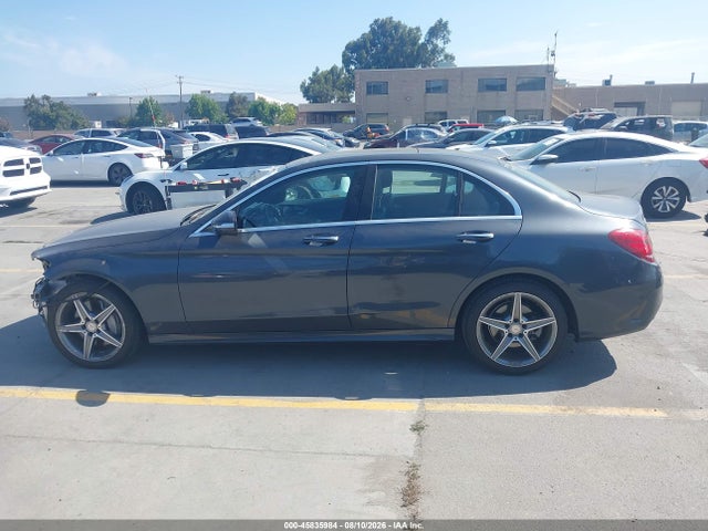 45835984 :رقم المزاد ، 55SWF4KB3FU001022 vin ، 2015 Mercedes-benz C 300 Sport 4matic مزاد بيع