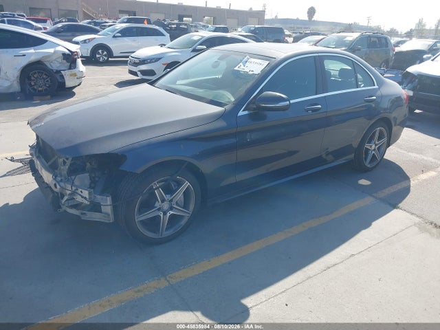45835984 :رقم المزاد ، 55SWF4KB3FU001022 vin ، 2015 Mercedes-benz C 300 Sport 4matic مزاد بيع