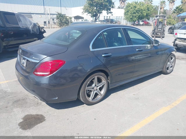 45835984 :رقم المزاد ، 55SWF4KB3FU001022 vin ، 2015 Mercedes-benz C 300 Sport 4matic مزاد بيع