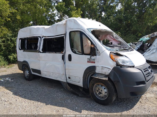 Продажа на аукционе авто 2018 Ram Promaster 2500 Window Van High Roof 159 Wb, vin: 3C7WRVPG6JE129937, номер лота: 45835998