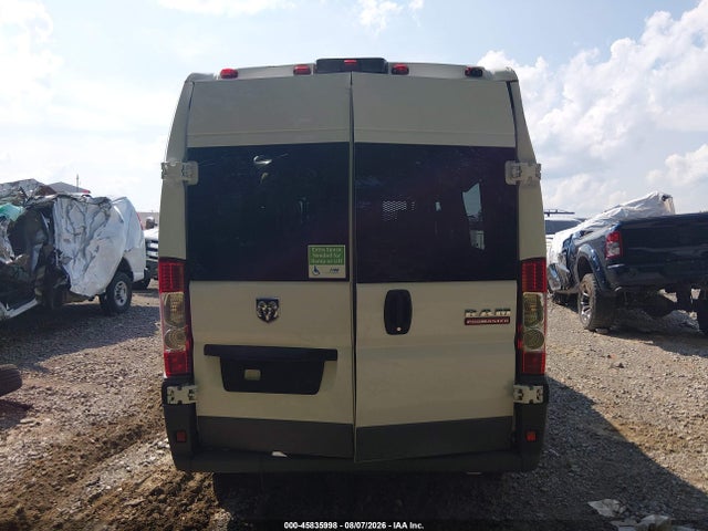Продажа на аукционе авто 2018 Ram Promaster 2500 Window Van High Roof 159 Wb, vin: 3C7WRVPG6JE129937, номер лота: 45835998