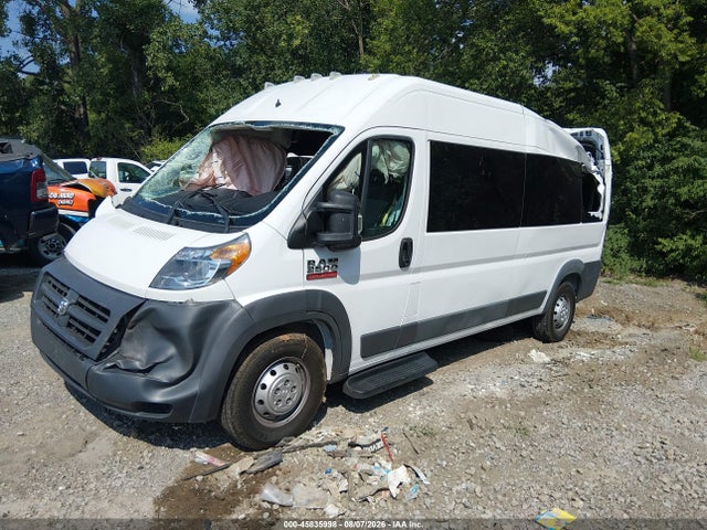 Продажа на аукционе авто 2018 Ram Promaster 2500 Window Van High Roof 159 Wb, vin: 3C7WRVPG6JE129937, номер лота: 45835998