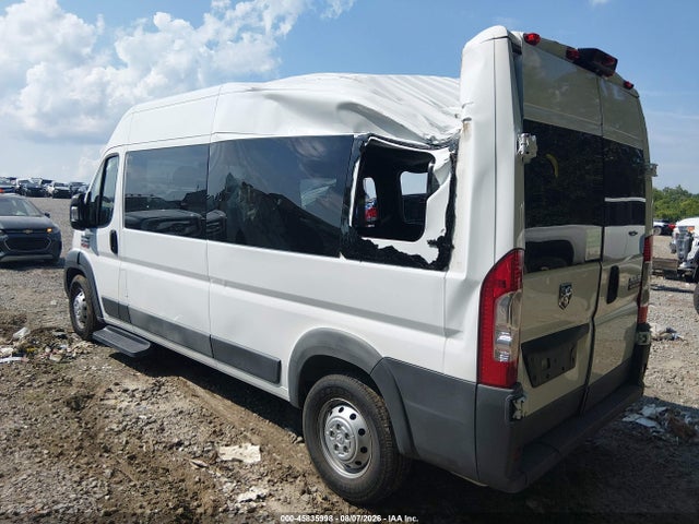 Продажа на аукционе авто 2018 Ram Promaster 2500 Window Van High Roof 159 Wb, vin: 3C7WRVPG6JE129937, номер лота: 45835998
