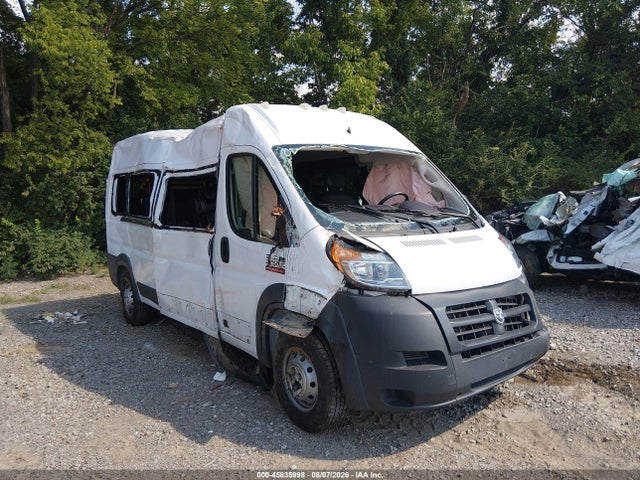 Продажа на аукционе авто 2018 Ram Promaster 2500 Window Van High Roof 159 Wb, vin: 3C7WRVPG6JE129937, номер лота: 45835998
