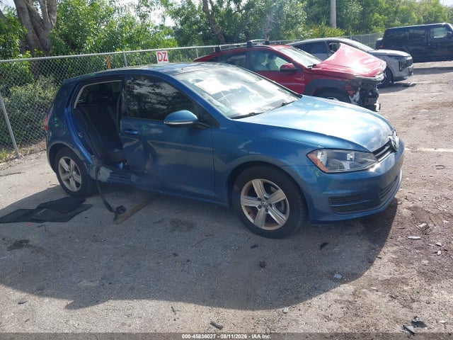 Aukcja sprzedaży 2017 Volkswagen Golf Tsi S 4-door/tsi Se 4-door/tsi Sel 4-door/tsi Wolfsburg Edition 4-door, vin: 3VW217AU8HM016985, numer aukcji: 45836027