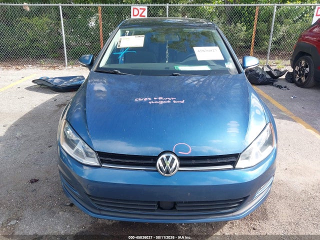 2017 Volkswagen Golf Tsi S 4-door/tsi Se 4-door/tsi Sel 4-door/tsi Wolfsburg Edition 4-door მანქანა იყიდება აუქციონზე, vin: 3VW217AU8HM016985, აუქციონის ნომერი: 45836027