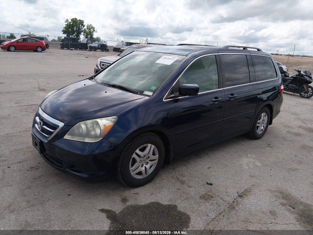 45836045 :رقم المزاد ، 5FNRL38717B117177 vin ، 2007 Honda Odyssey Ex-l مزاد بيع