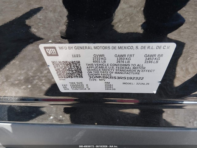Chevrolet Blazer Awd Rs 2024 3GNKBKRS3RS192322 Image 9