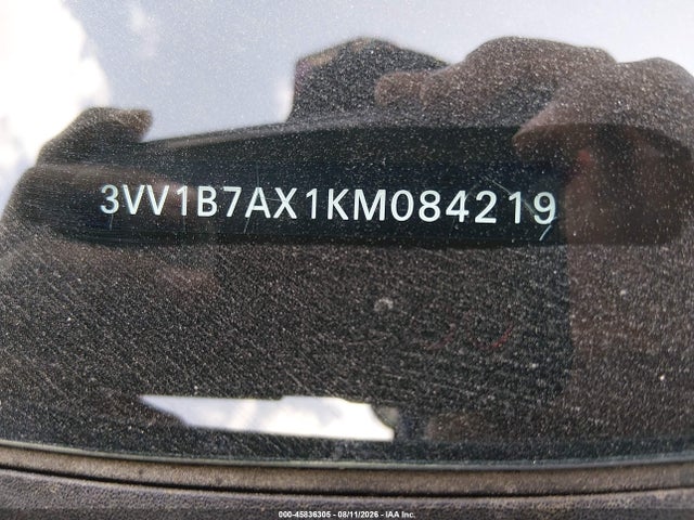 Продаж на аукціоні авто 2019 Volkswagen Tiguan 2.0t S, vin: 3VV1B7AX1KM084219, номер лоту: 45836305