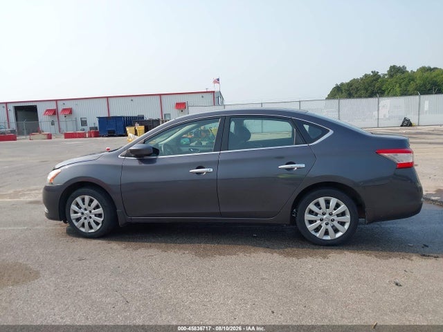 2014 Nissan Sentra Fe+ S/fe+ Sv/s/sl/sr/sv მანქანა იყიდება აუქციონზე, vin: 1N4AB7AP7EN850520, აუქციონის ნომერი: 45836717