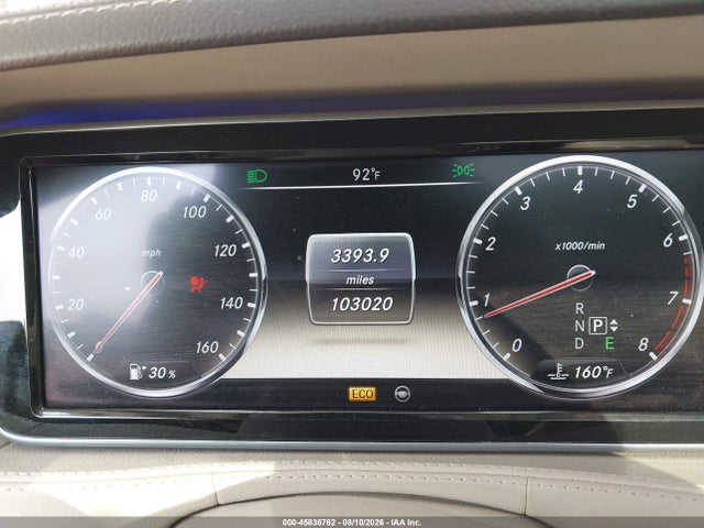 45836762 :رقم المزاد ، WDDUG8FB9EA065876 vin ، 2014 Mercedes-benz S 550 4matic مزاد بيع