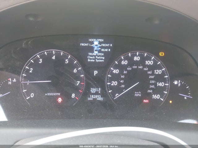 Продаж на аукціоні авто 2008 Lexus Ls 460, vin: JTHBL46F885077845, номер лоту: 45836767