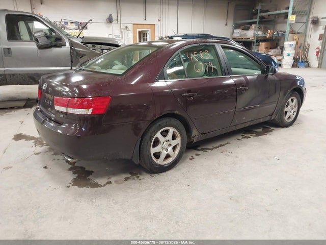 2006 Hyundai Sonata Gls V6/lx V6 მანქანა იყიდება აუქციონზე, vin: 5NPEU46F86H038620, აუქციონის ნომერი: 45836779