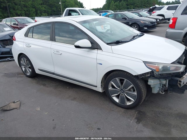 2017 Hyundai Ioniq Hybrid Limited მანქანა იყიდება აუქციონზე, vin: KMHC85LC9HU040098, აუქციონის ნომერი: 45836781