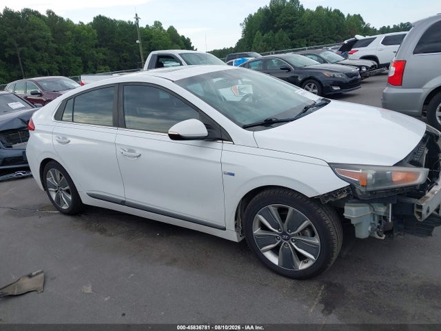 2017 Hyundai Ioniq Hybrid Limited მანქანა იყიდება აუქციონზე, vin: KMHC85LC9HU040098, აუქციონის ნომერი: 45836781