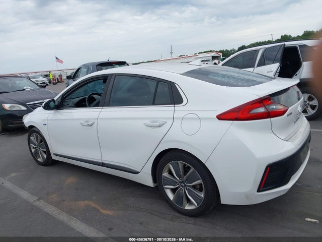 2017 Hyundai Ioniq Hybrid Limited მანქანა იყიდება აუქციონზე, vin: KMHC85LC9HU040098, აუქციონის ნომერი: 45836781