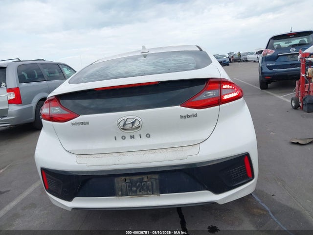 2017 Hyundai Ioniq Hybrid Limited მანქანა იყიდება აუქციონზე, vin: KMHC85LC9HU040098, აუქციონის ნომერი: 45836781