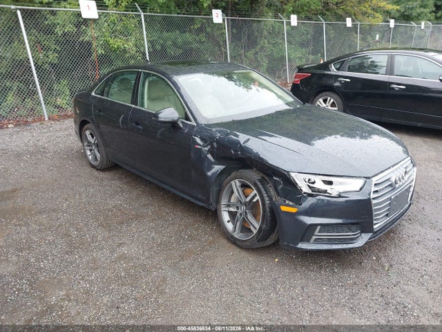 2018 Audi A4 2.0t Premium მანქანა იყიდება აუქციონზე, vin: WAUENAF45JA139492, აუქციონის ნომერი: 45836834