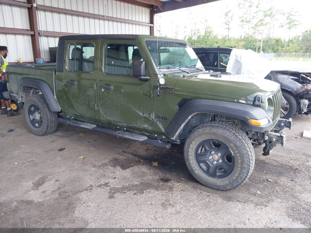 45836934 :رقم المزاد ، 1C6HJTAG8ML585323 vin ، 2021 Jeep Gladiator Sport 4x4 مزاد بيع
