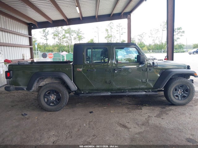 45836934 :رقم المزاد ، 1C6HJTAG8ML585323 vin ، 2021 Jeep Gladiator Sport 4x4 مزاد بيع