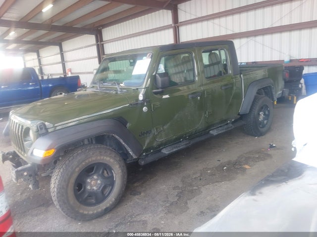 45836934 :رقم المزاد ، 1C6HJTAG8ML585323 vin ، 2021 Jeep Gladiator Sport 4x4 مزاد بيع