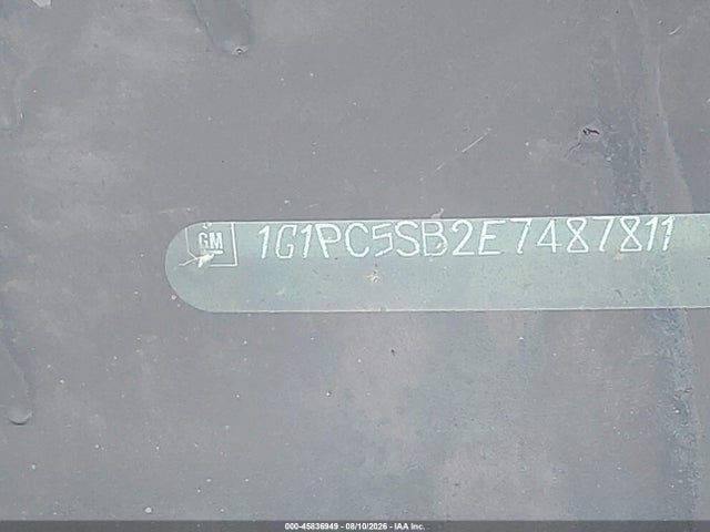 Aukcja sprzedaży 2014 Chevrolet Cruze 1lt Auto, vin: 1G1PC5SB2E7487811, numer aukcji: 45836949