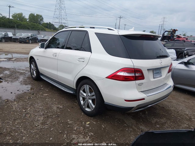 45836989 :رقم المزاد ، 4JGDA5HB1CA034816 vin ، 2012 Mercedes-benz Ml 350 4matic مزاد بيع