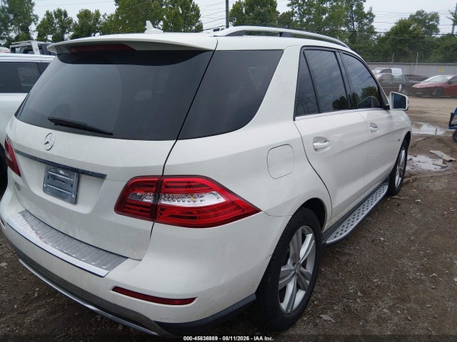 45836989 :رقم المزاد ، 4JGDA5HB1CA034816 vin ، 2012 Mercedes-benz Ml 350 4matic مزاد بيع