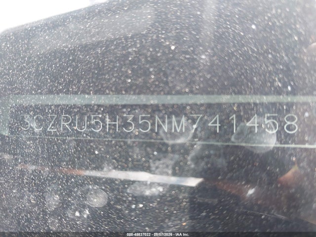 2022 Honda Hr-v 2wd Lx მანქანა იყიდება აუქციონზე, vin: 3CZRU5H35NM741458, აუქციონის ნომერი: 45837022