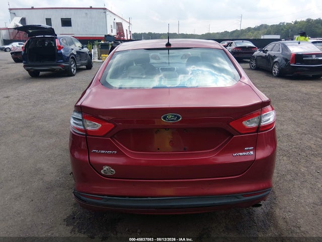 45837083 :رقم المزاد ، 3FA6P0LU1DR368431 vin ، 2013 Ford Fusion Hybrid Se مزاد بيع