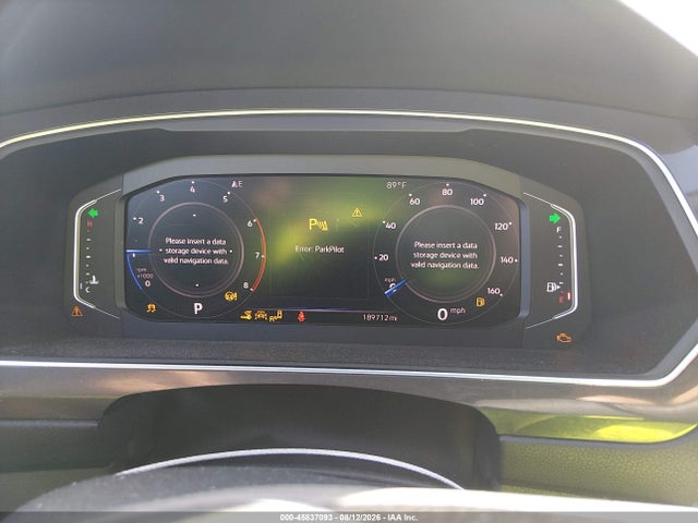 45837093 :رقم المزاد ، 3VV3B7AX3KM134787 vin ، 2019 Volkswagen Tiguan 2.0t Se/2.0t Sel/2.0t Sel R-line/2.0t Sel R-line Black مزاد بيع